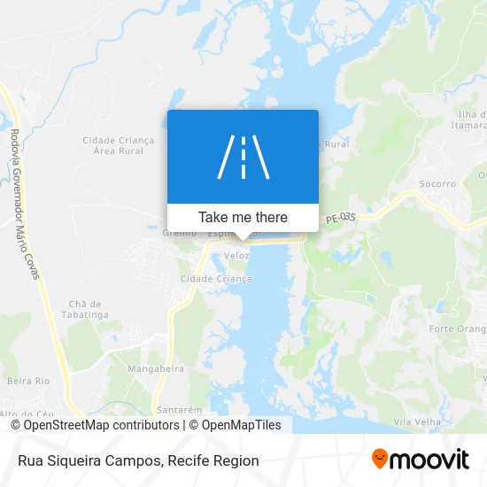 Rua Siqueira Campos map