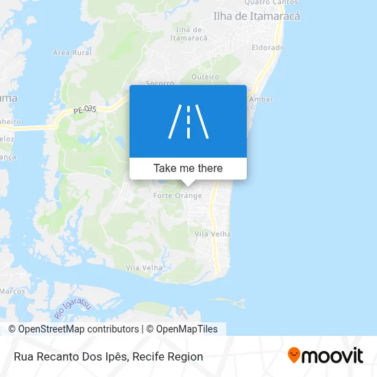 Rua Recanto Dos Ipês map