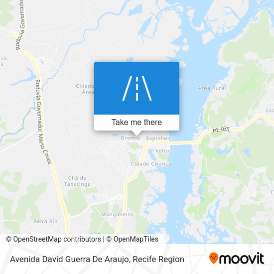 Avenida David Guerra De Araujo map