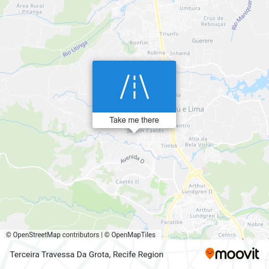 Terceira Travessa Da Grota map