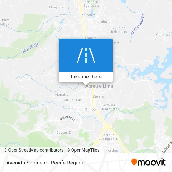 Avenida Salgueiro map