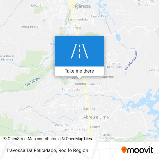 Travessa Da Felicidade map