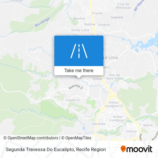 Segunda Travessa Do Eucalipto map