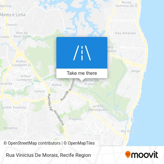Rua Vinicius De Morais map