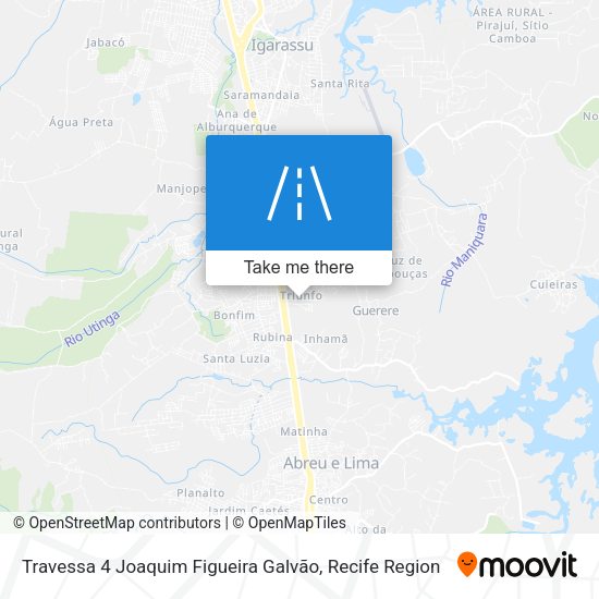 Travessa 4 Joaquim Figueira Galvão map