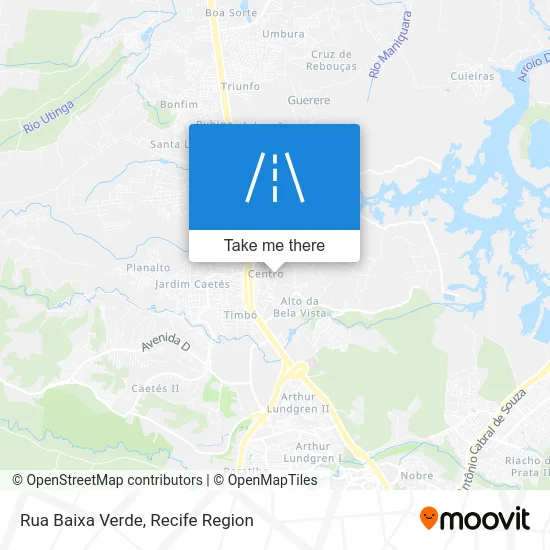 Rua Baixa Verde map