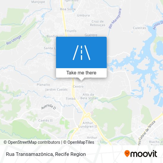 Rua Transamazônica map