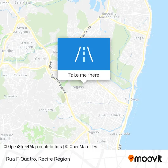 Rua F Quatro map