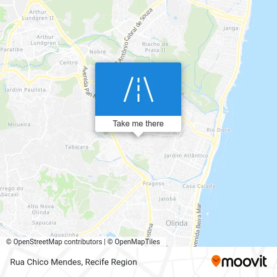 Rua Chico Mendes map