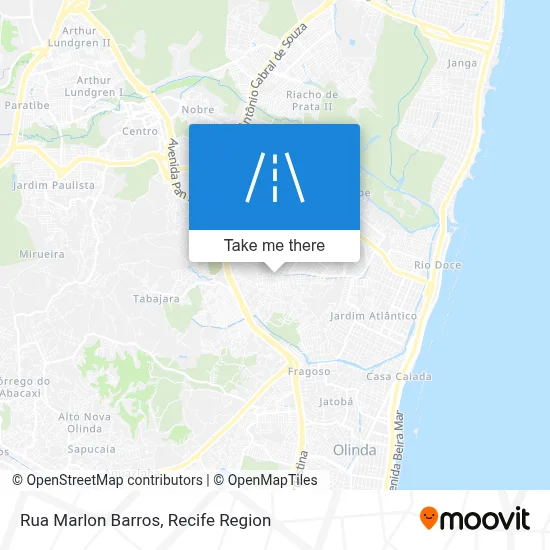Rua Marlon Barros map