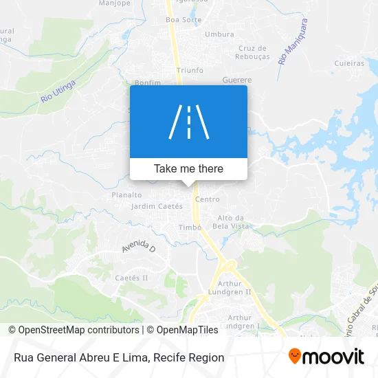 Rua General Abreu E Lima map