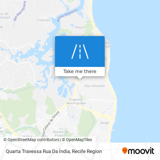 Quarta Travessa Rua Da Índia map