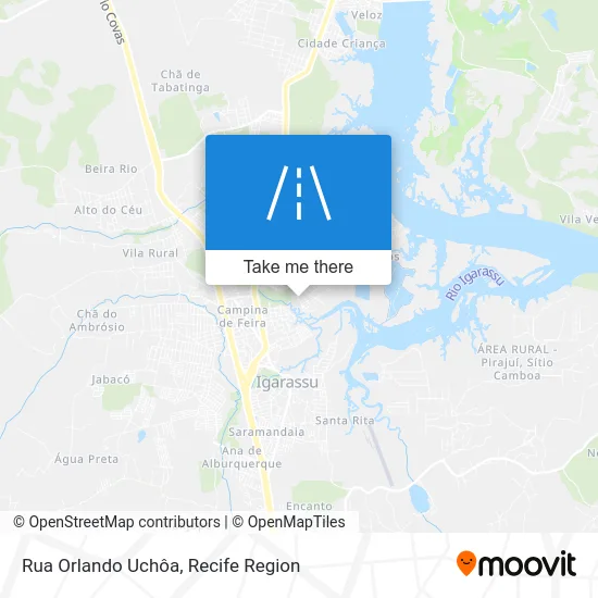Rua Orlando Uchôa map