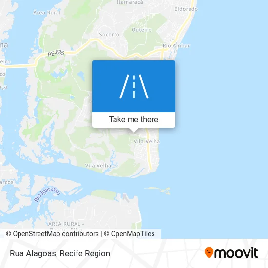 Rua Alagoas map