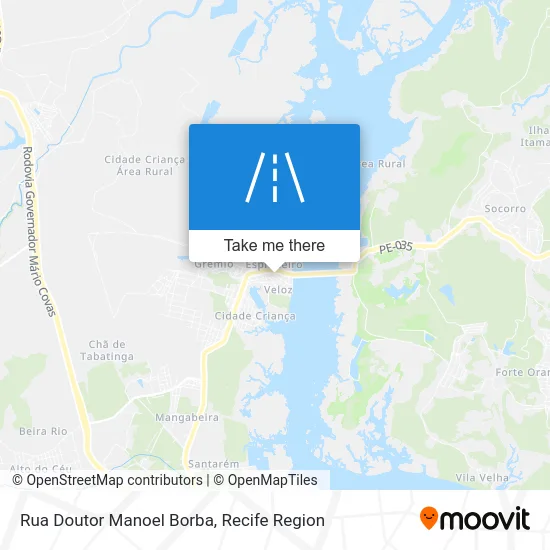 Rua Doutor Manoel Borba map