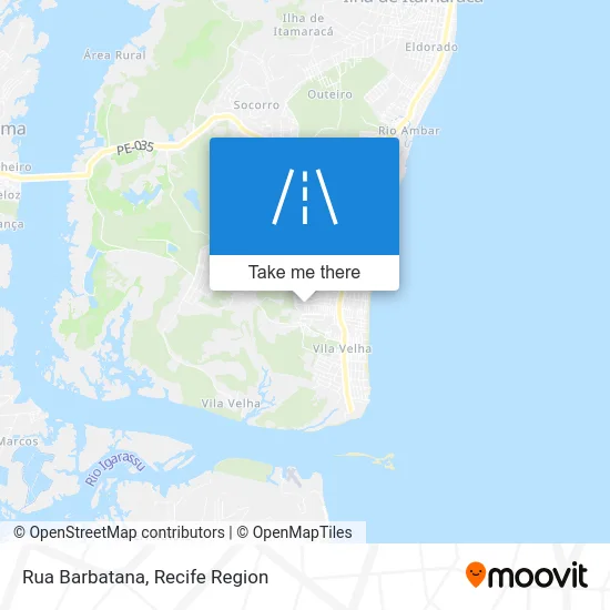 Rua Barbatana map