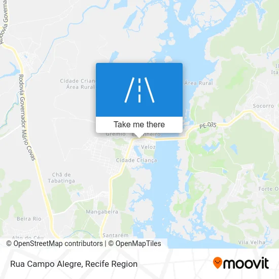 Rua Campo Alegre map