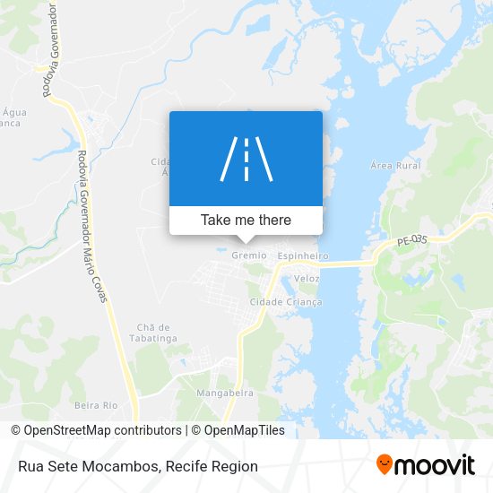 Rua Sete Mocambos map