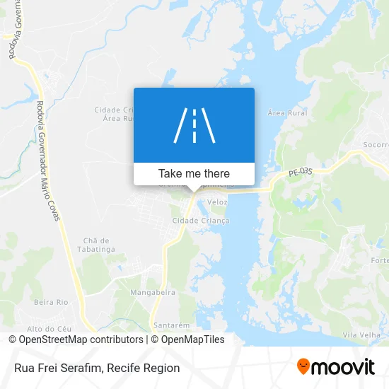 Rua Frei Serafim map