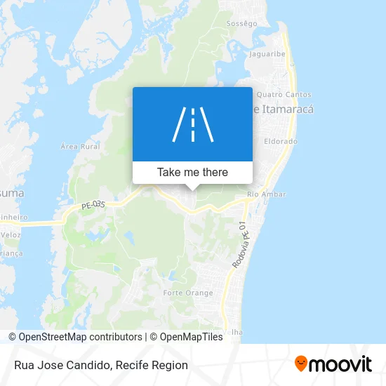 Rua Jose Candido map
