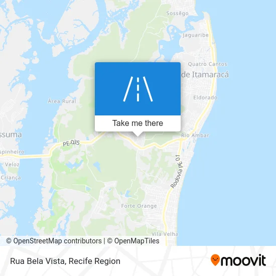 Rua Bela Vista map