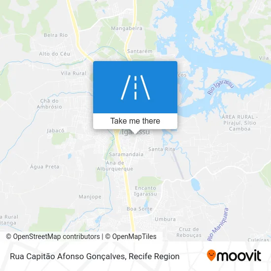 Rua Capitão Afonso Gonçalves map