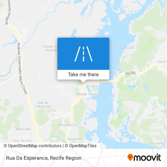 Rua Da Esperanca map