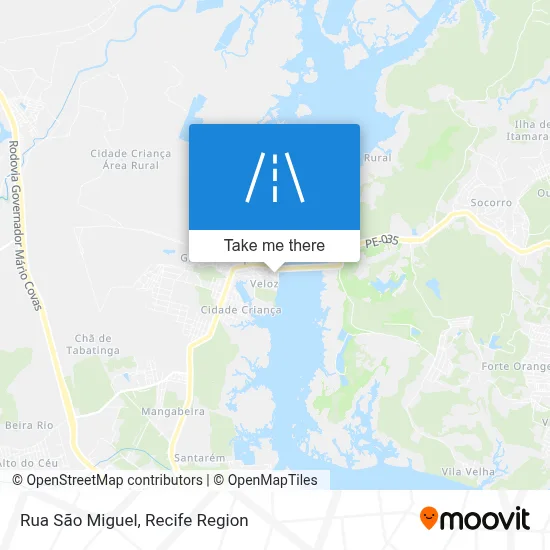 Rua São Miguel map