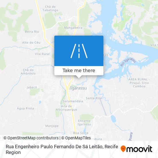 Rua Engenheiro Paulo Fernando De Sá Leitão map