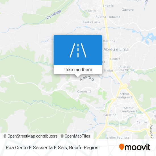 Rua Cento E Sessenta E Seis map