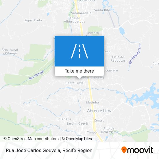 Rua José Carlos Gouveia map