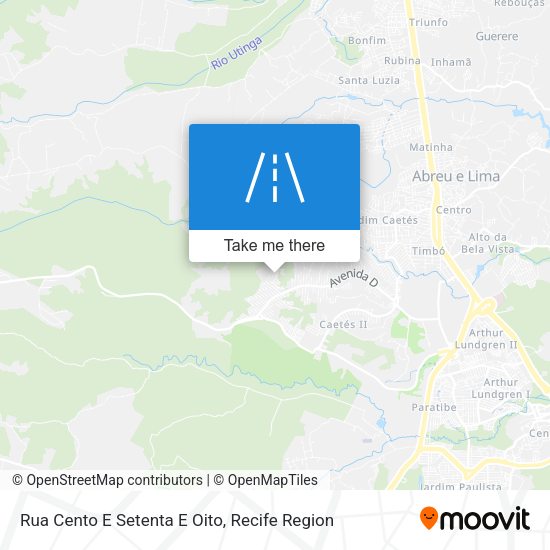 Rua Cento E Setenta E Oito map