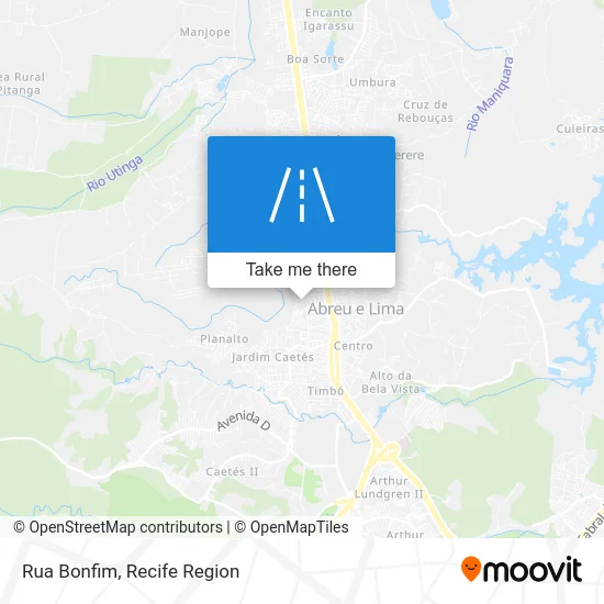 Rua Bonfim map