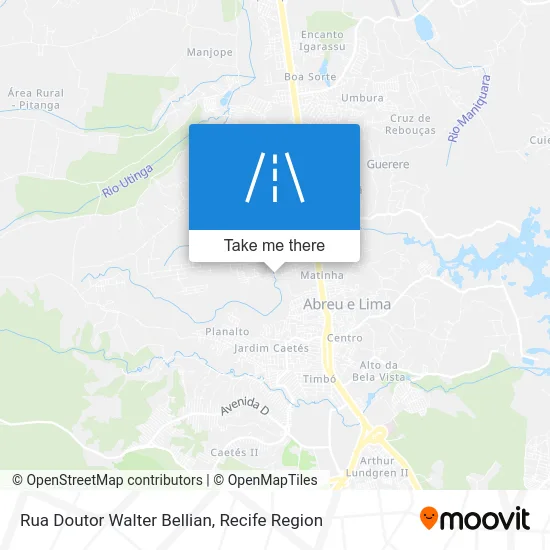 Rua Doutor Walter Bellian map
