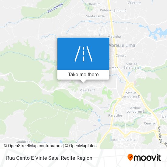 Rua Cento E Vinte Sete map