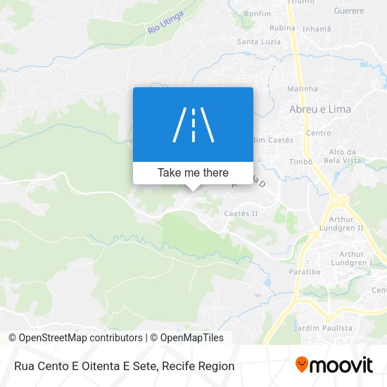 Rua Cento E Oitenta E Sete map