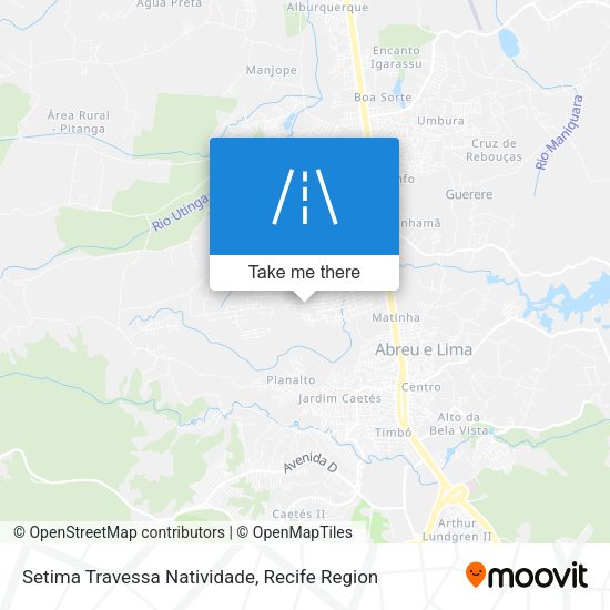 Setima Travessa Natividade map