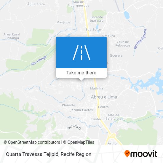 Quarta Travessa Tejipió map