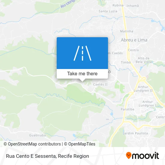 Rua Cento E Sessenta map