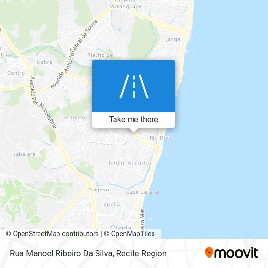 Rua Manoel Ribeiro Da Silva map