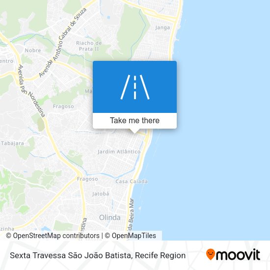 Sexta Travessa São João Batista map