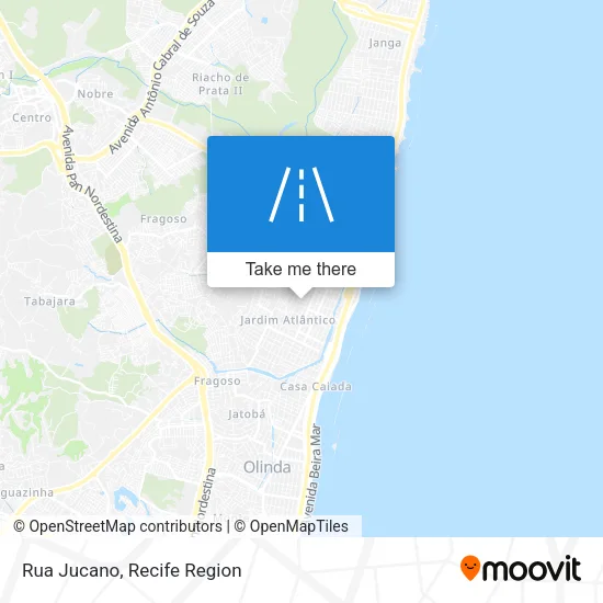 Rua Jucano map