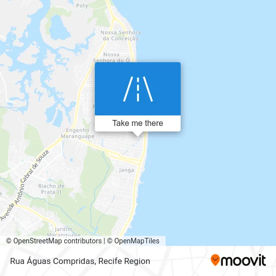 Rua Águas Compridas map