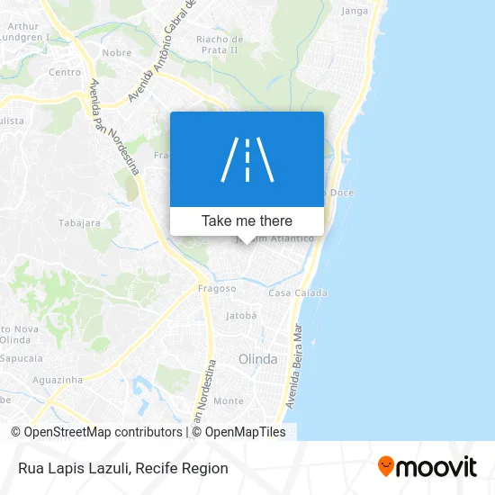 Rua Lapis Lazuli map