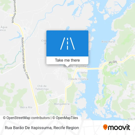 Rua Barão De Itapissuma map