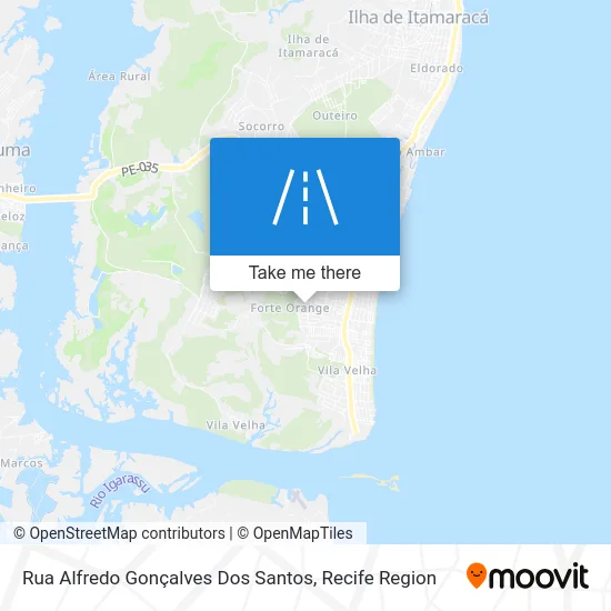 Rua Alfredo Gonçalves Dos Santos map