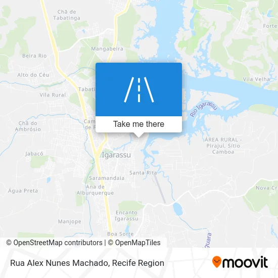 Rua Alex Nunes Machado map