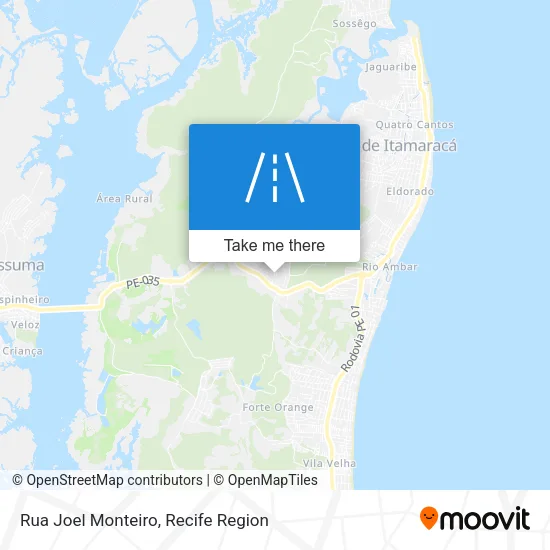 Rua Joel Monteiro map