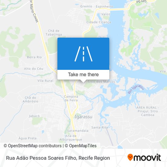 Rua Adão Pessoa Soares Filho map