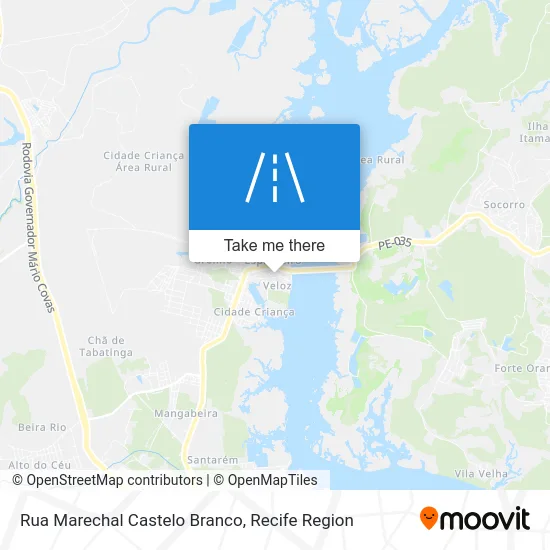 Rua Marechal Castelo Branco map